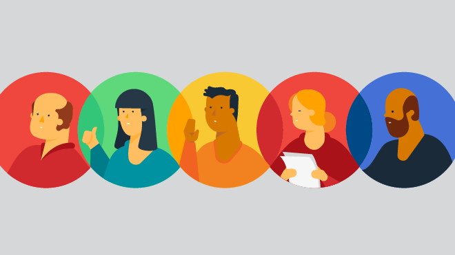 Illustration of diverse individuals