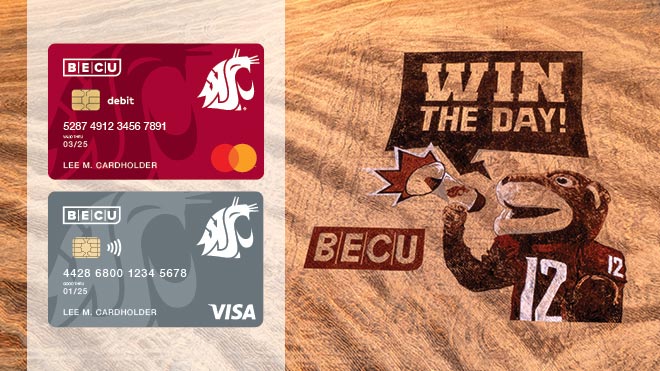 WSU Debit and Credit Cards, Win the Day!