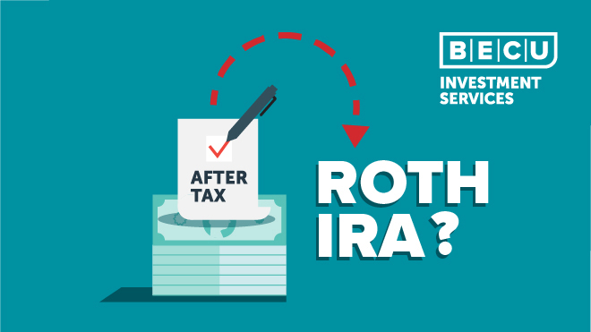 Roth IRA: Illustration of pen and paper