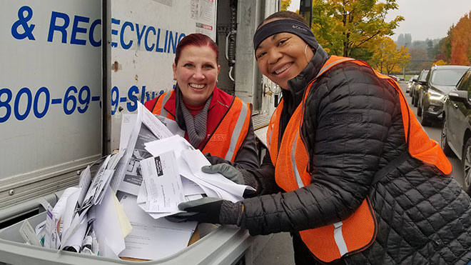 Shred your important documents