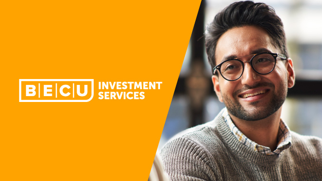 Smiling man wearing glasses