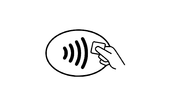 Debit card touchless transaction