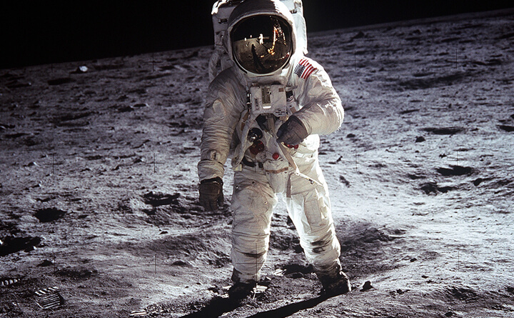 Astronaut in outer space