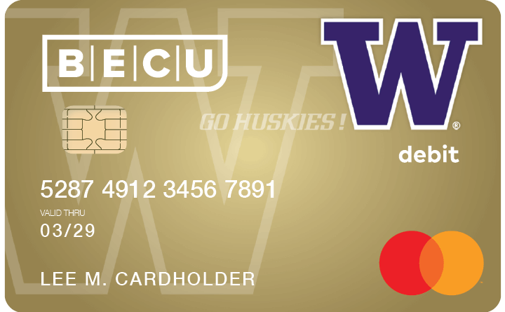 BECU UW Debit Card