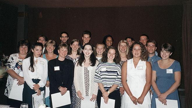 A group of award recipients