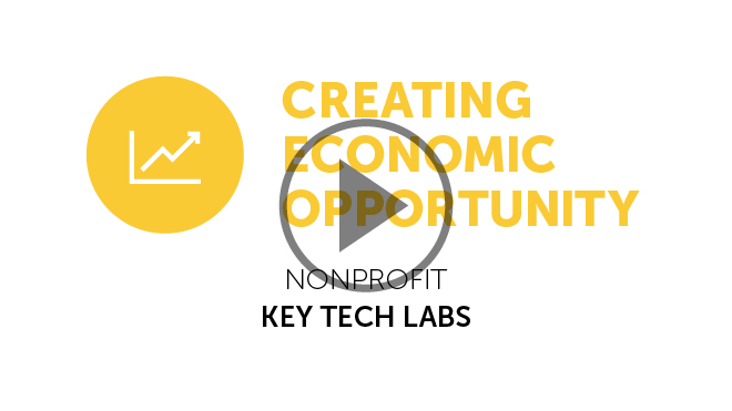 Key Tech Labs title with a video play button