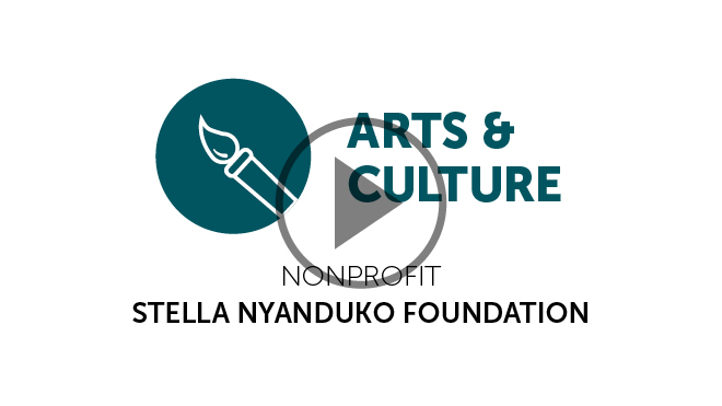 Stella Nyanduko Foundation title with a video play button