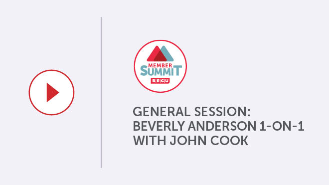 Member Summit: General Session: Beverly Anderson 1 on 1 with John Cook