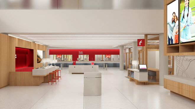 Everett Financial Center Remodel Mockup